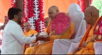 President Blessed by Malwathu & Asgiri Theros